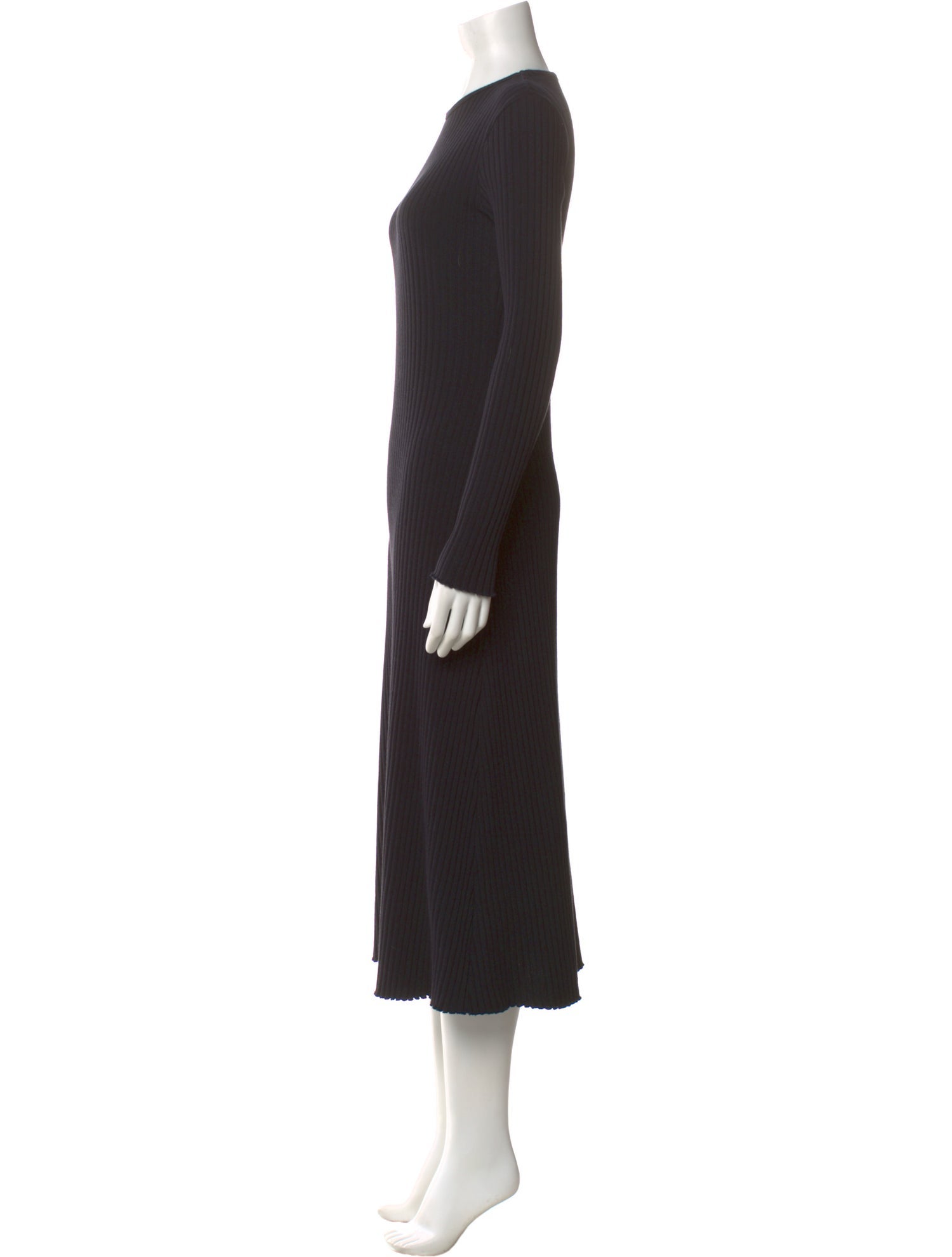 Vince Crew Neck Midi Length Dress