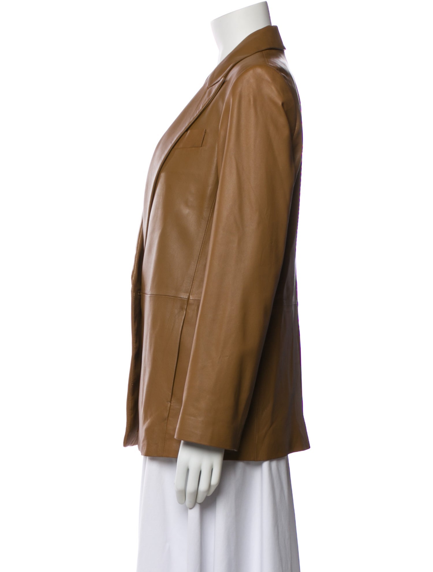 Vince Lamb Leather Blazer