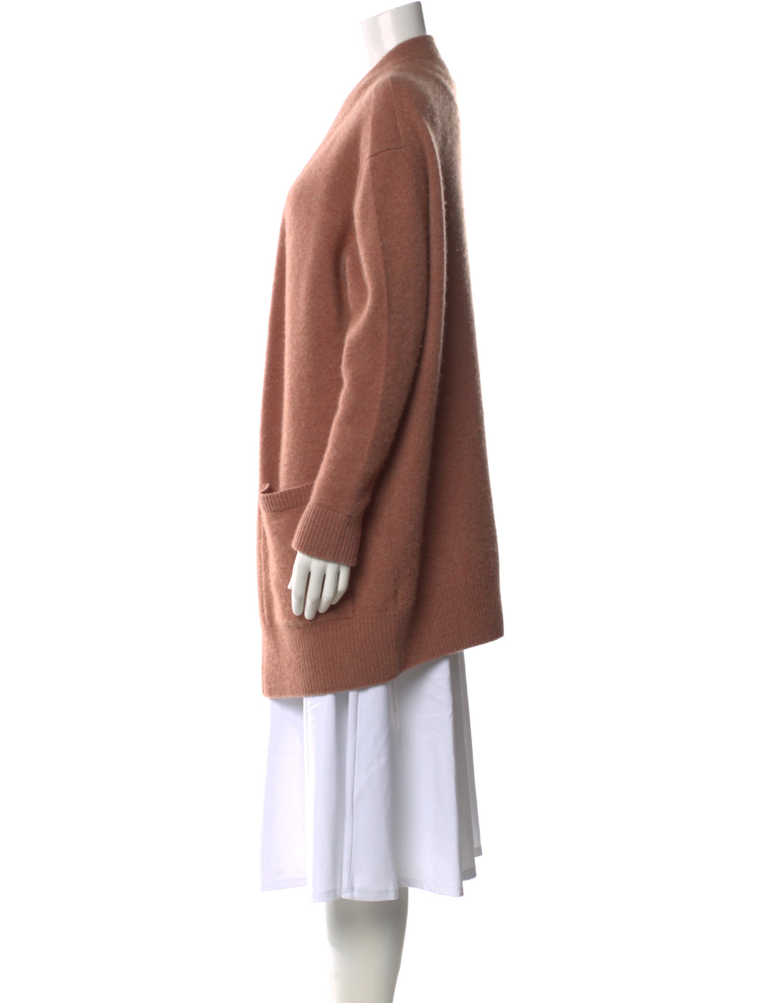 Vince Cashmere Open Front Sweater