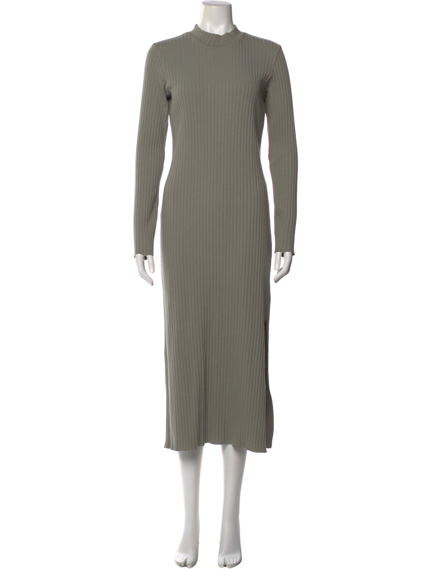 Vince Mock Neck Long Dress