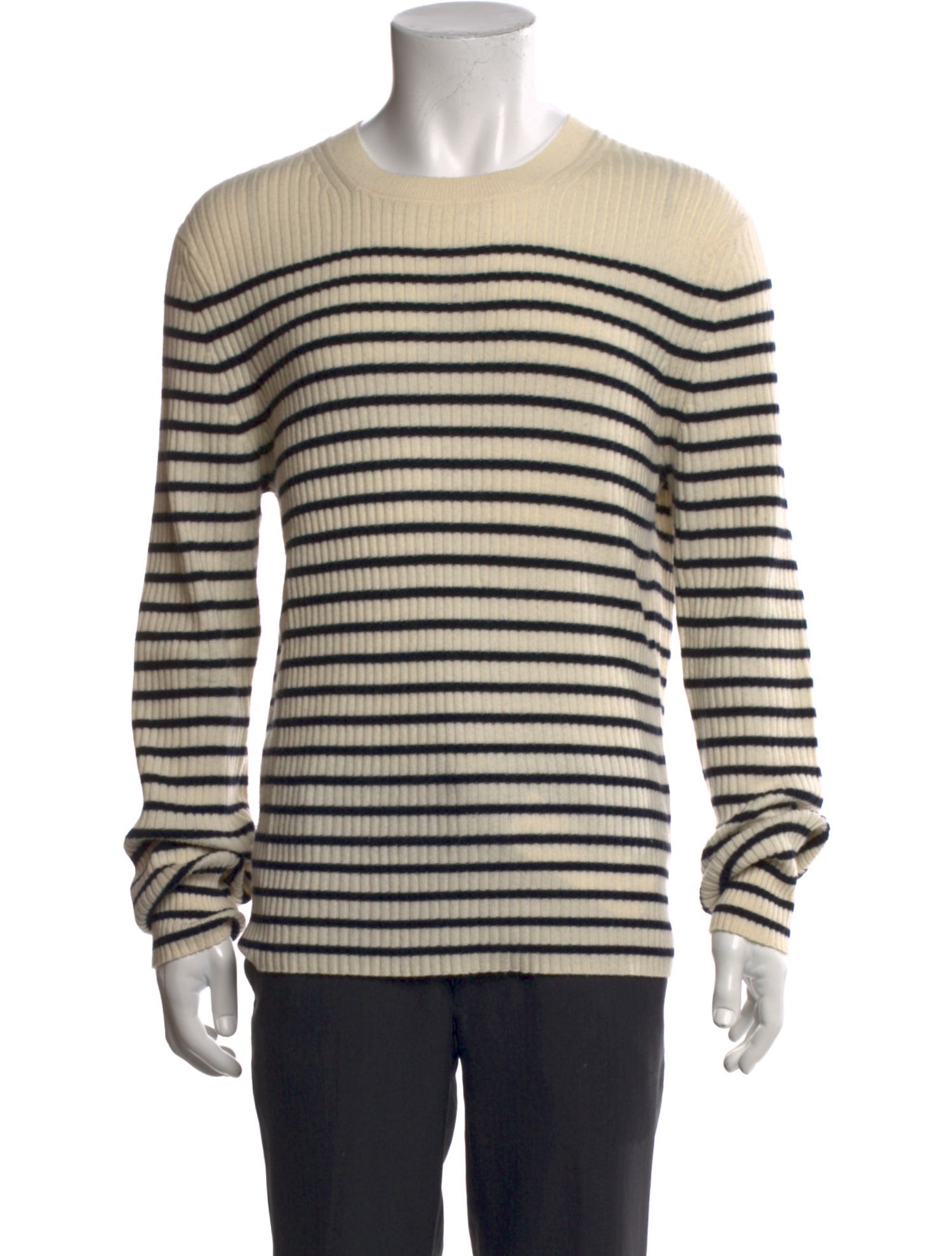 Vince Cashmere Striped Pullover