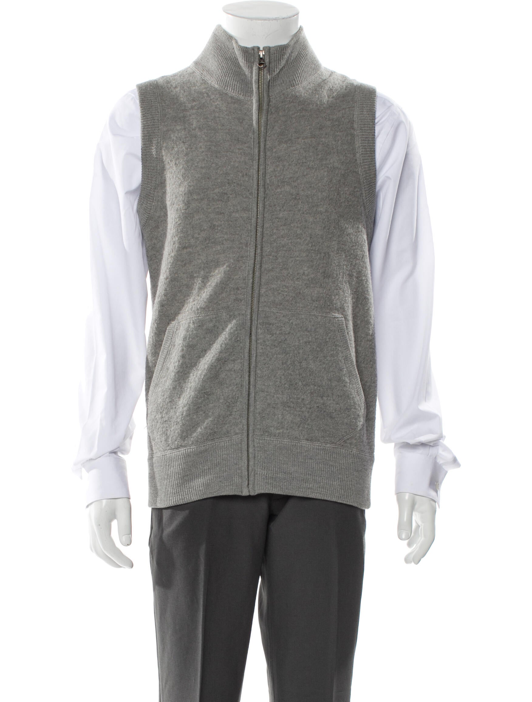 Vince Wool Turtleneck Sweater Vest