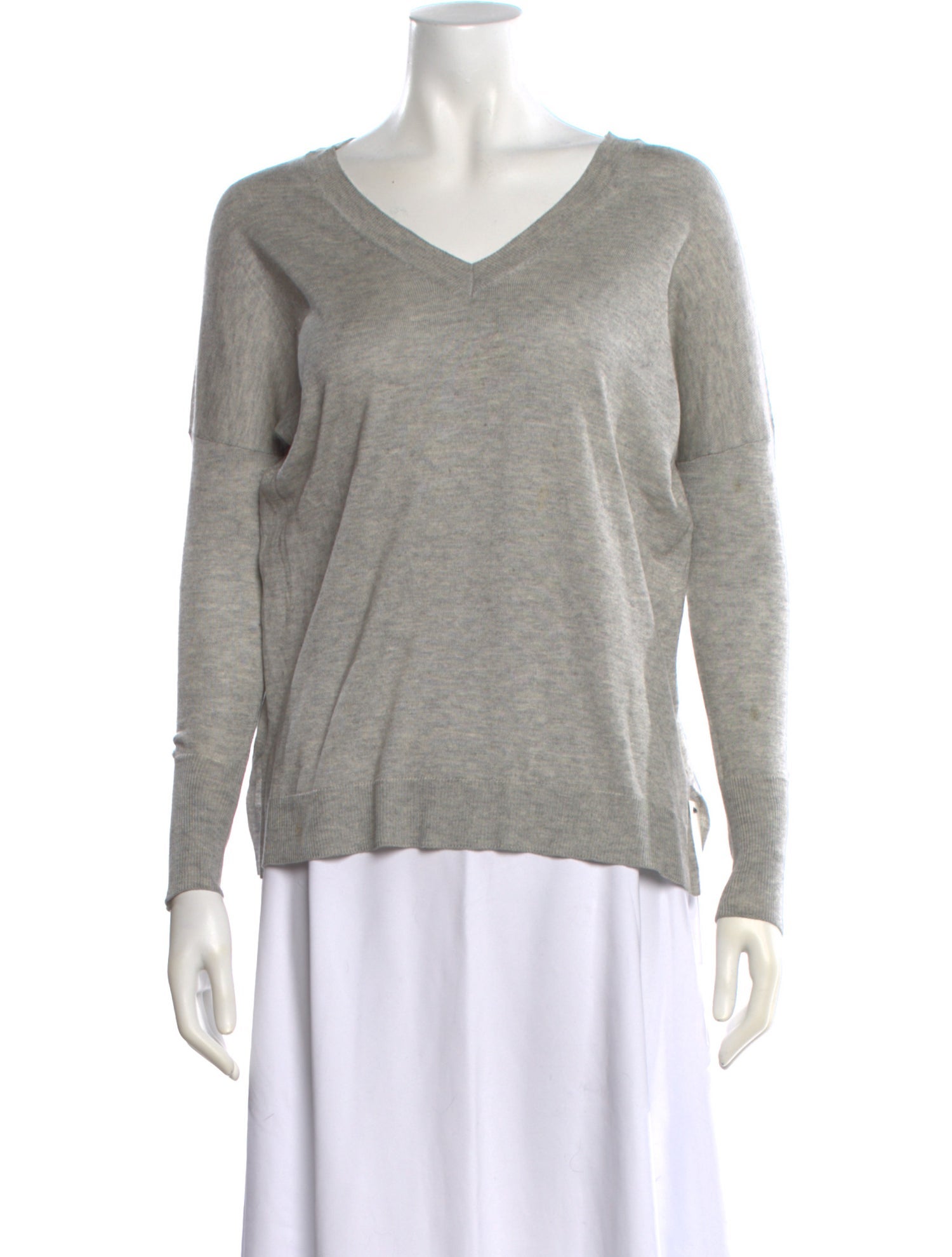 Vince Silk V-Neck Sweater