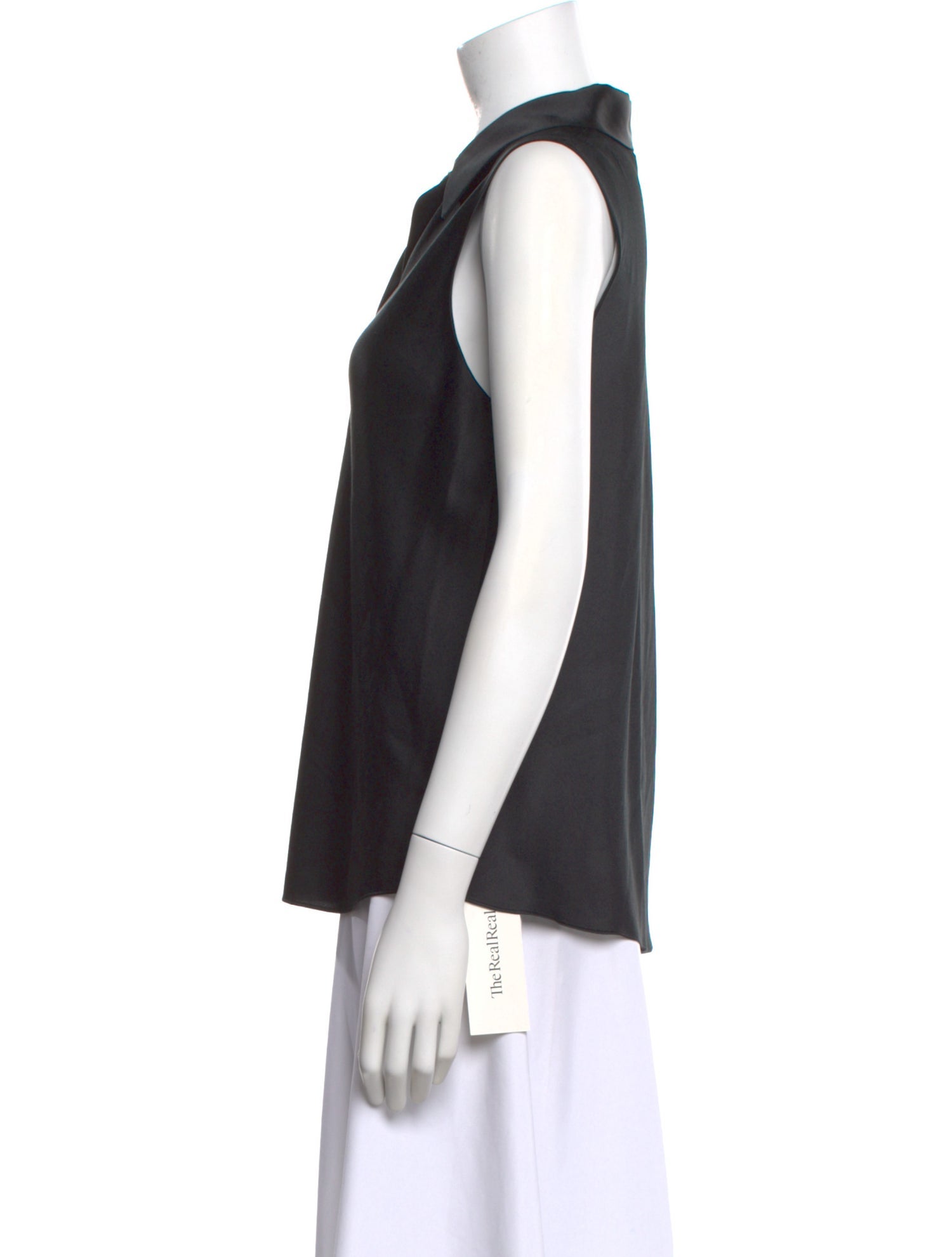 Vince Silk Sleeveless Blouse