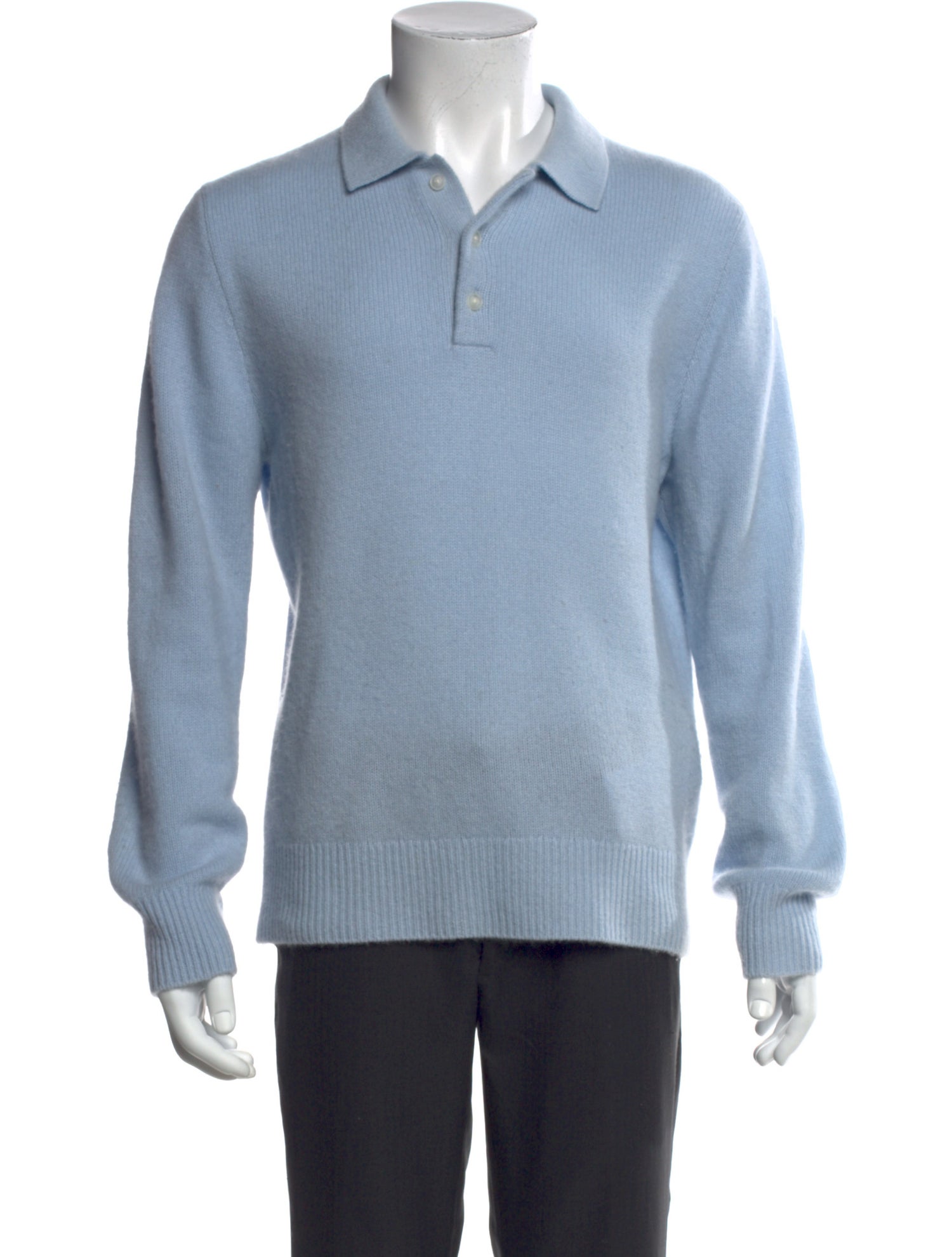 Vince Collar Long Sleeve Polo Sweater