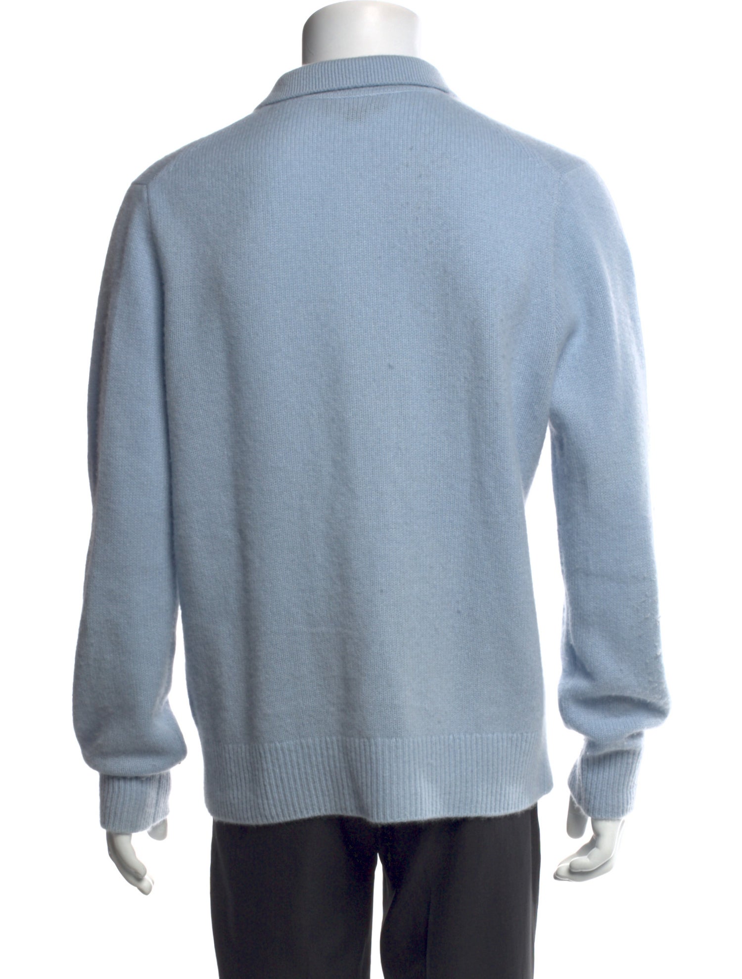 Vince Collar Long Sleeve Polo Sweater