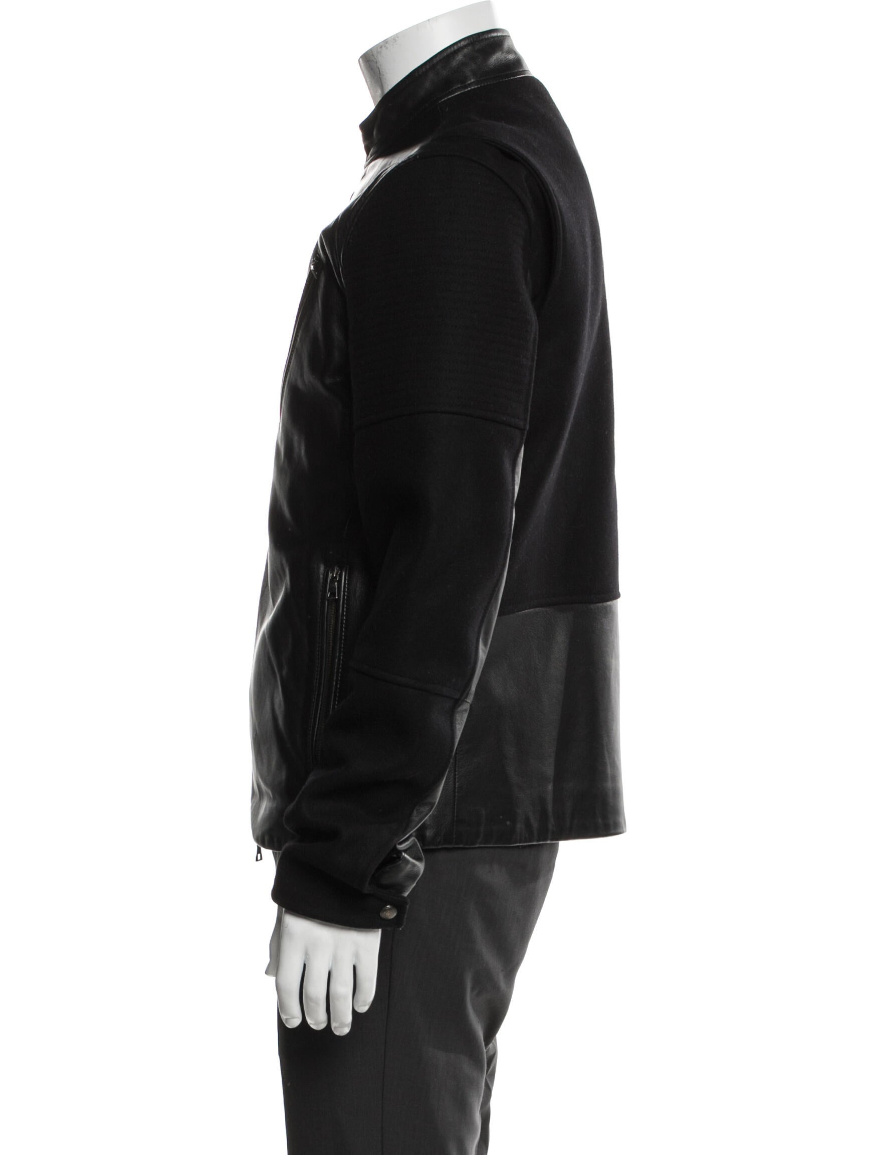 Vince Lamb Leather Moto Jacket