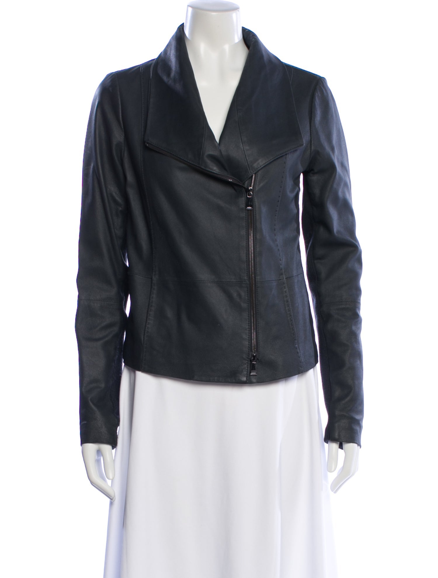 Vince Leather Biker Jacket