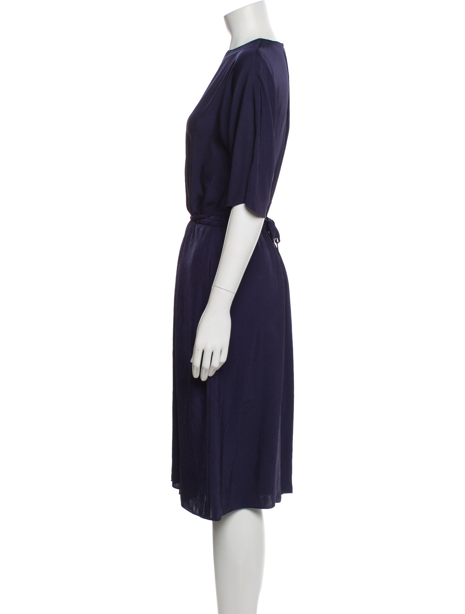 Vince Crew Neck Midi Length Dress