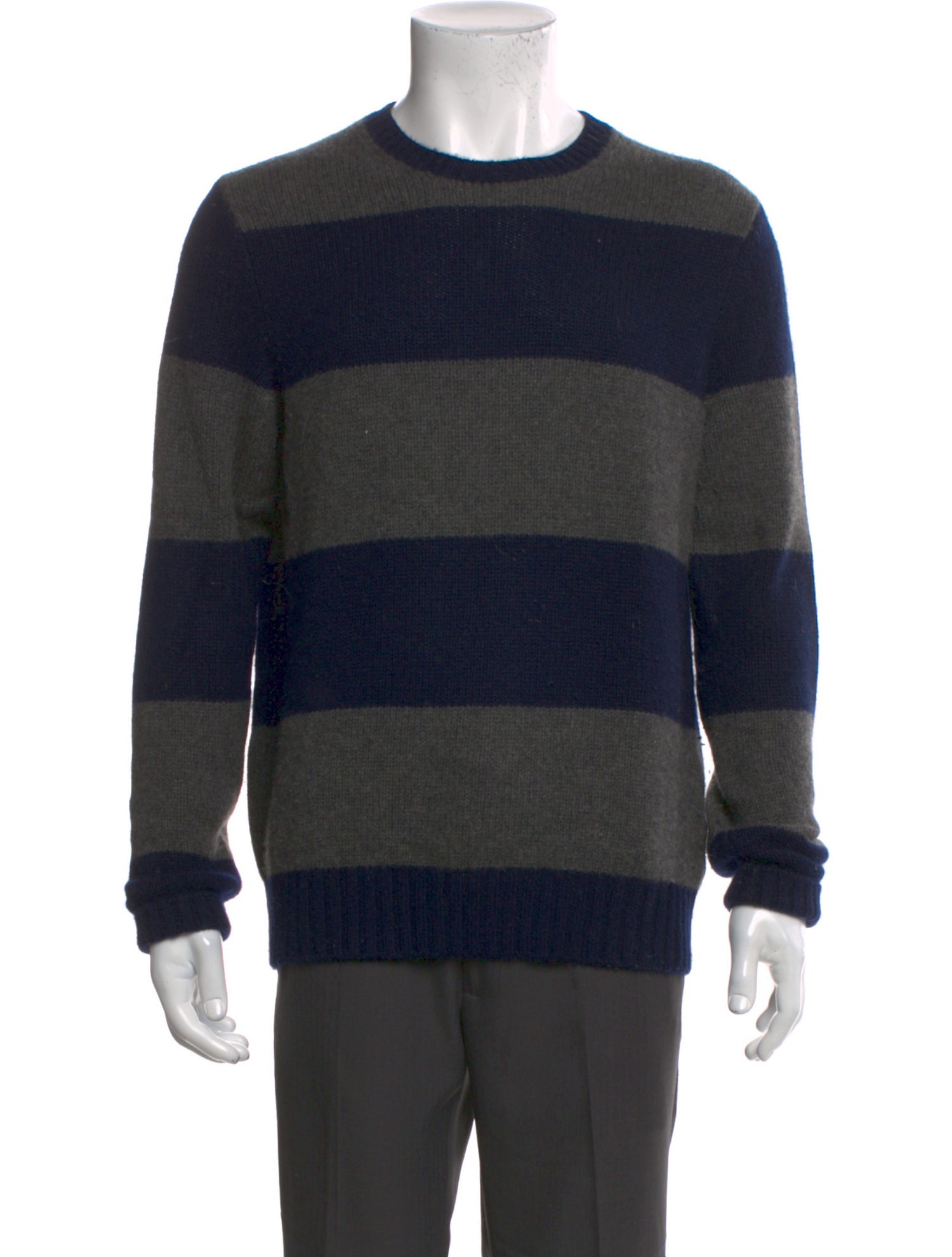 Vince Cashmere Striped Pullover