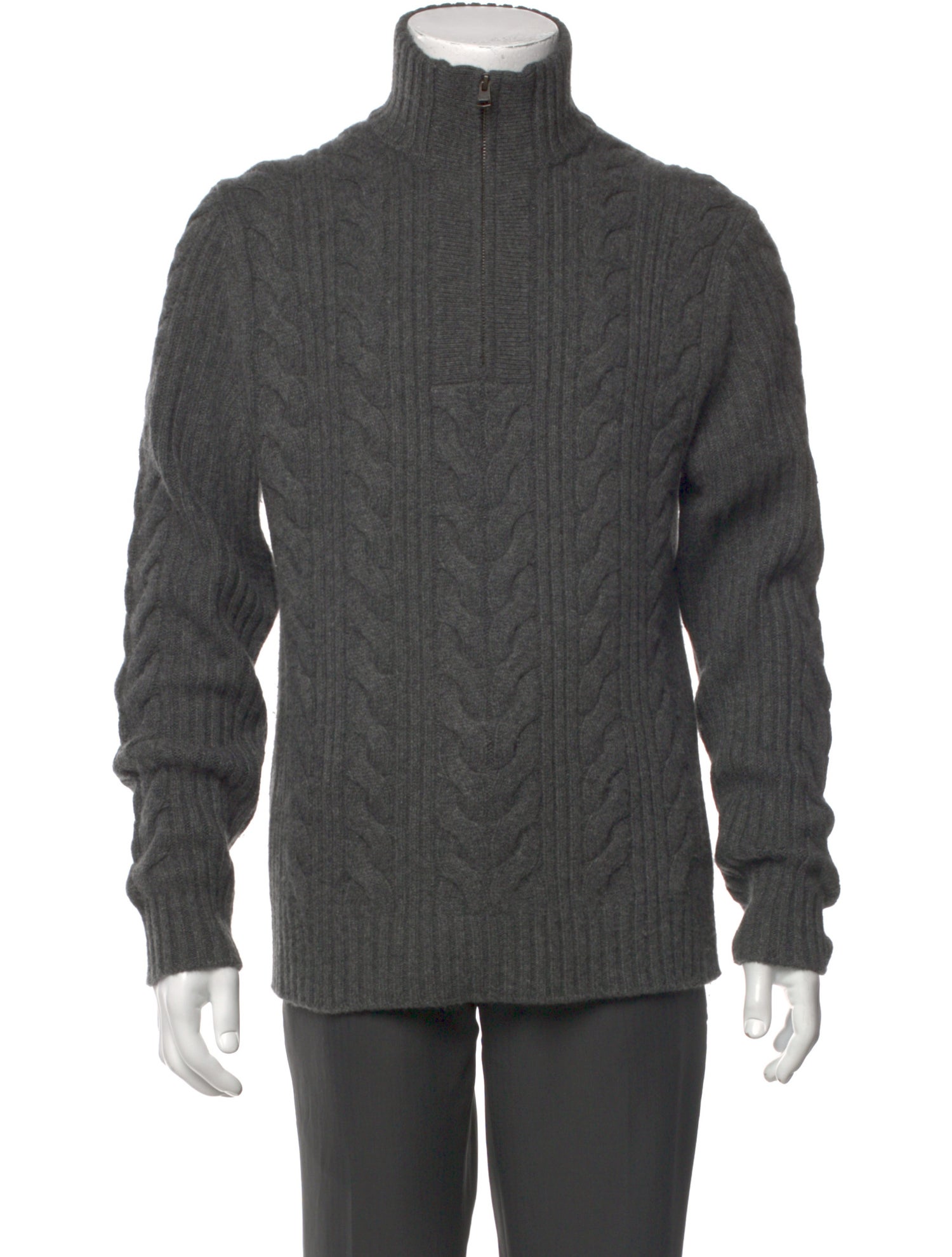 Vince Wool Mock Neck Pullover