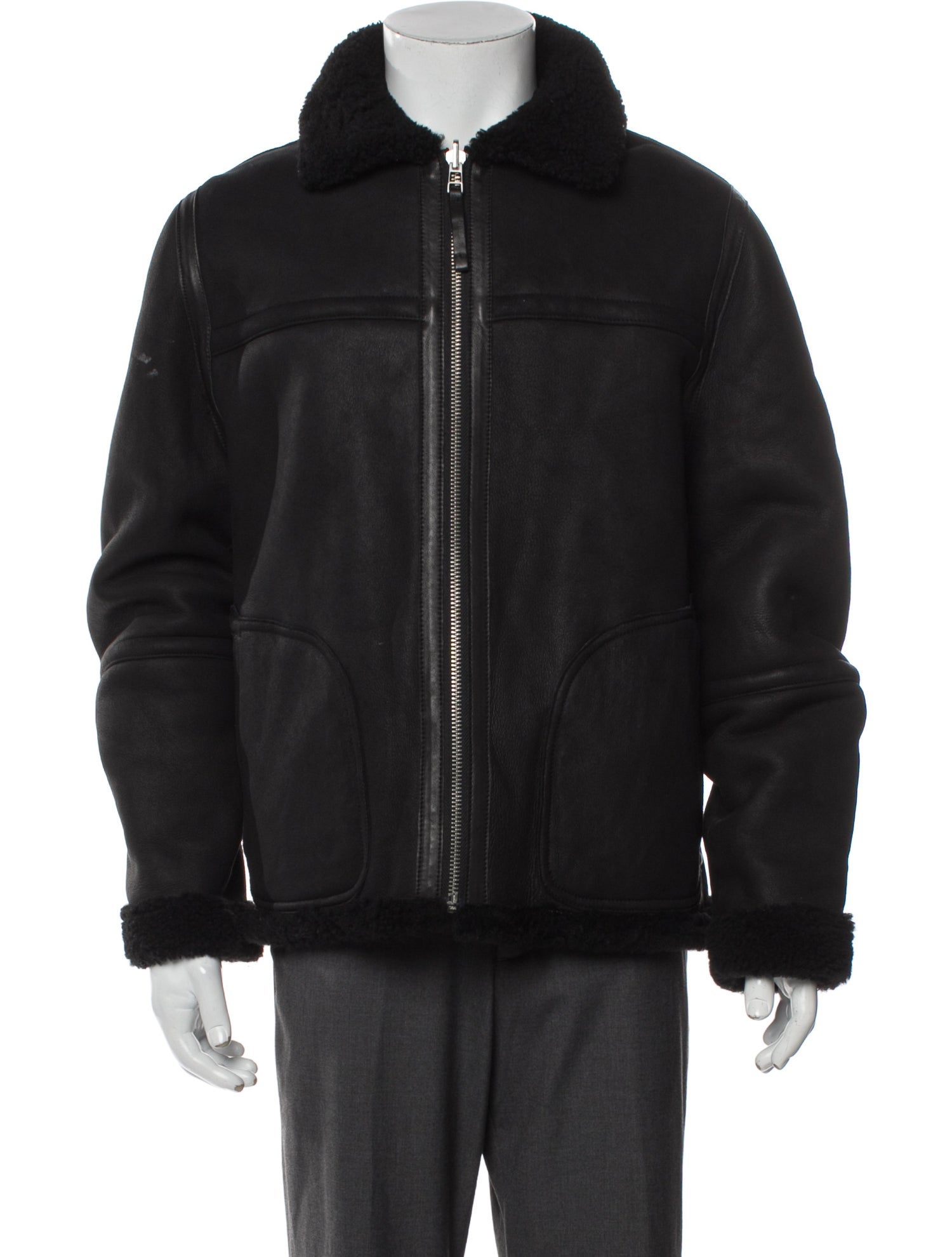 Vince Shearling Puffer Coat