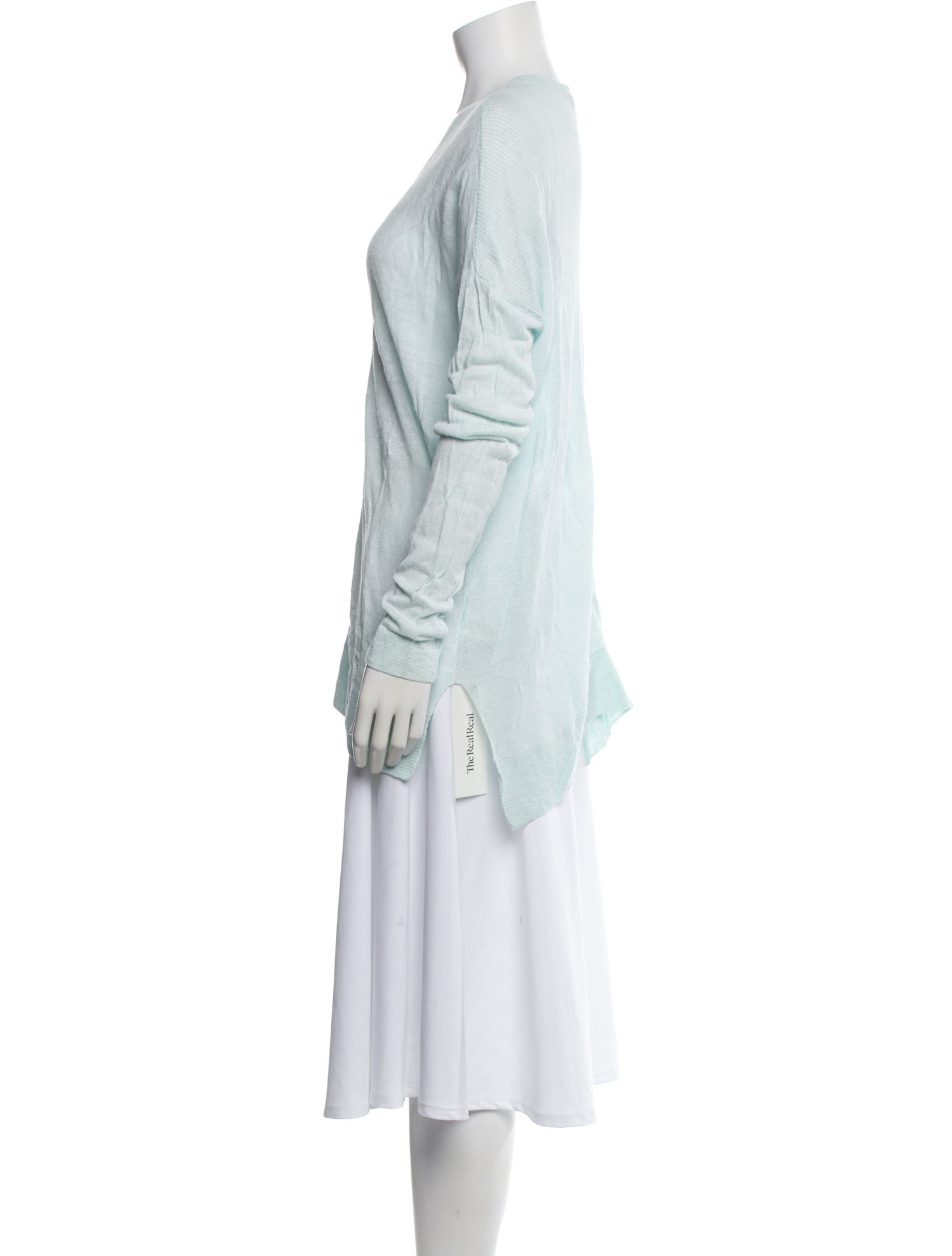 Vince Linen V-Neck Sweater