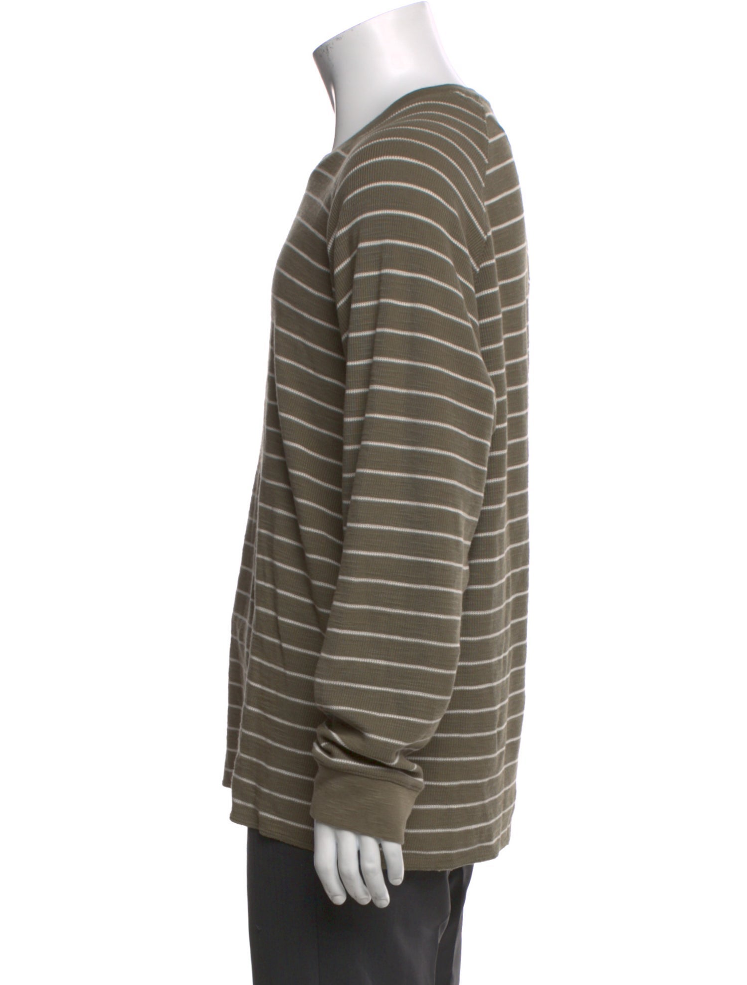 Vince Striped Crew Neck Pullover