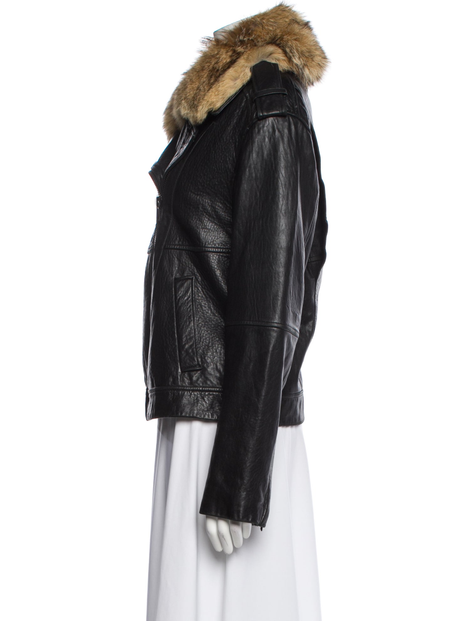 Vince Leather Biker Jacket