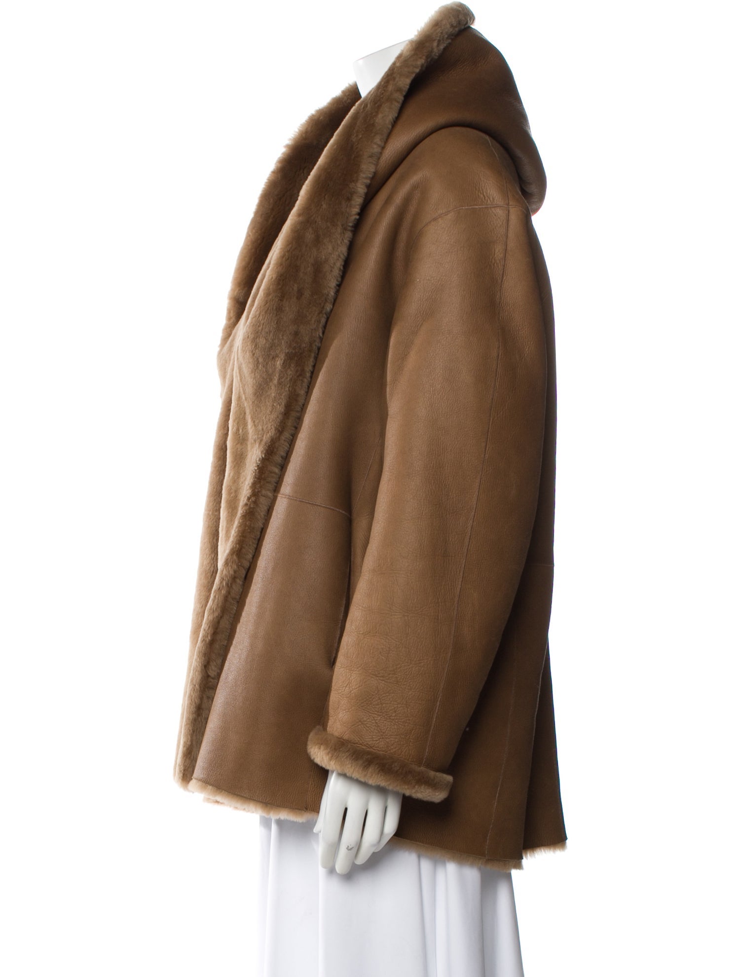 Vince Shearling Fur Coat
