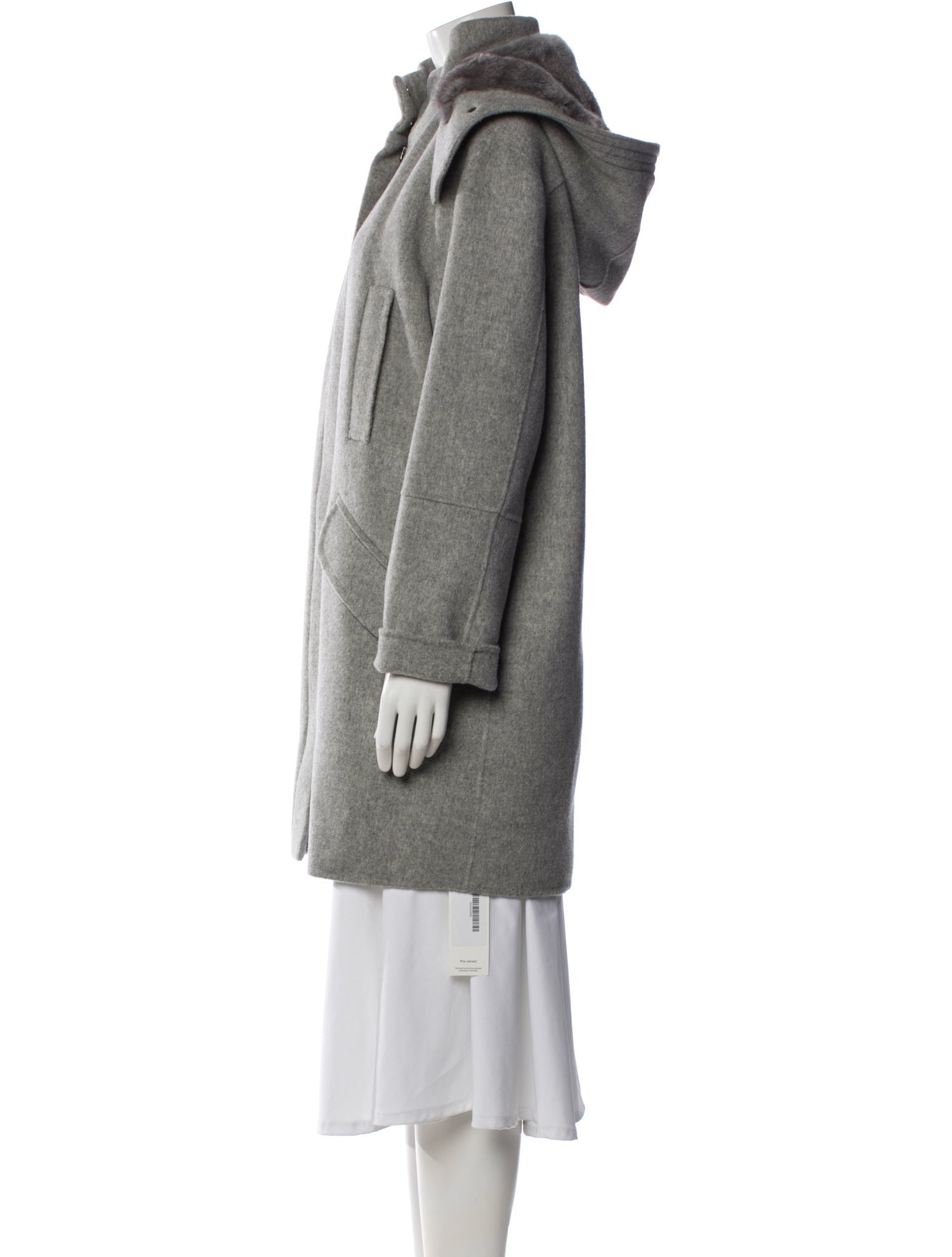 Vince Wool Fur Coat w/ Tags