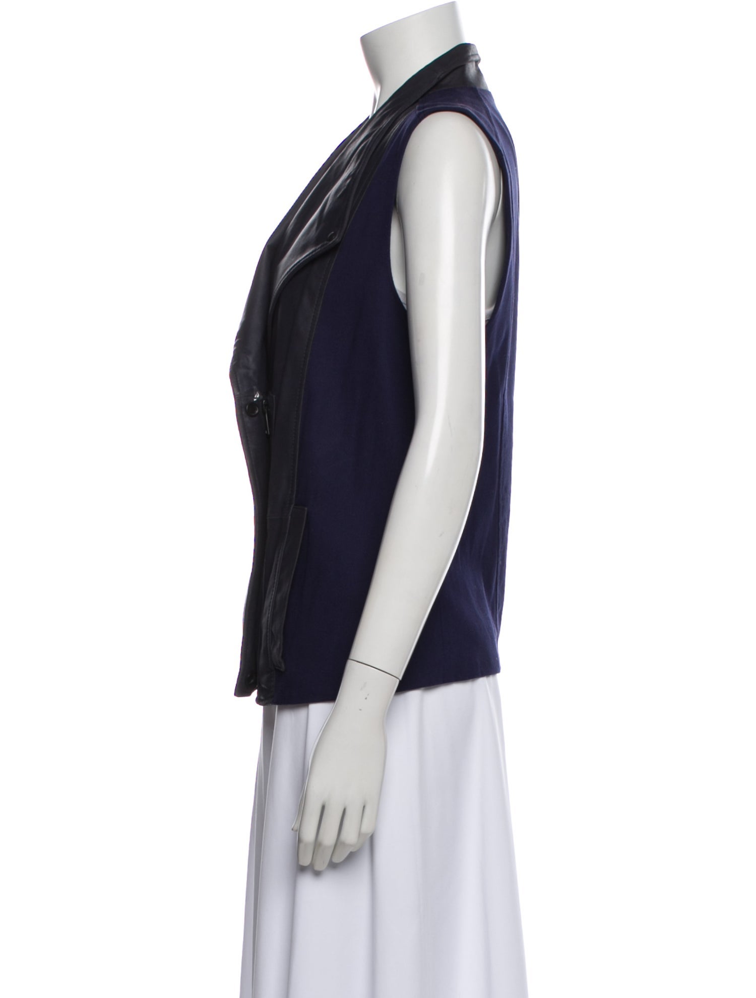 Vince Leather Vest w/ Tags