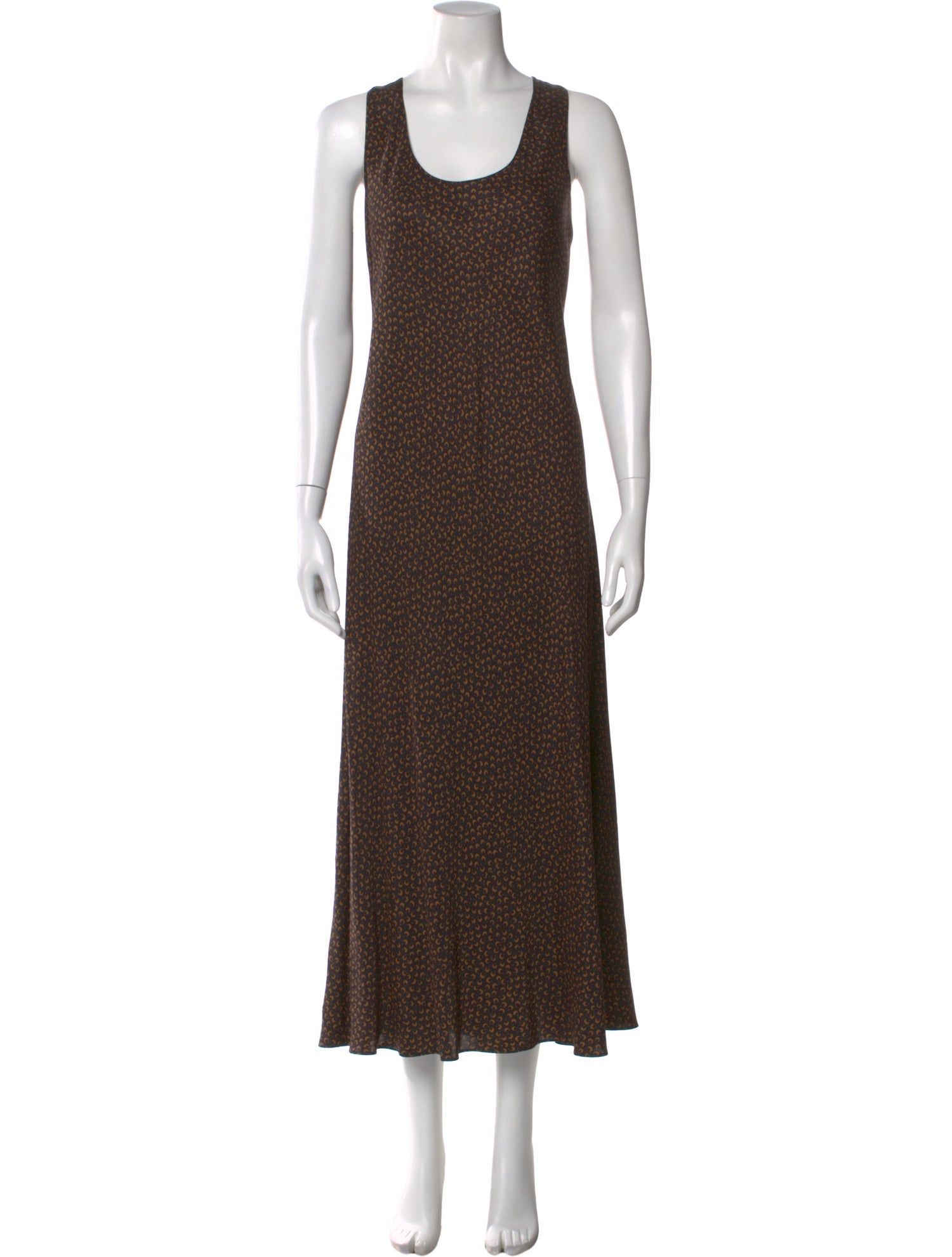 Vince Scoop Neck Long Dress