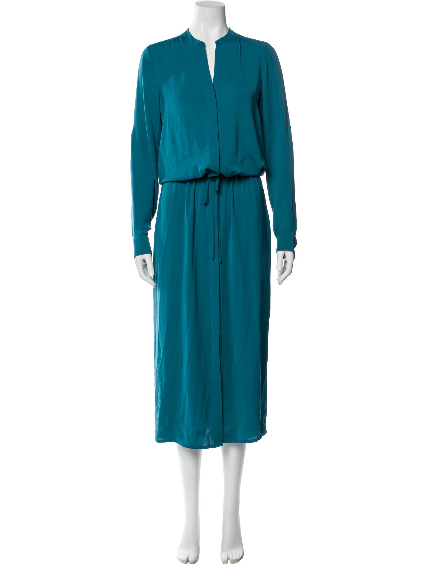 Vince V-Neck Long Dress