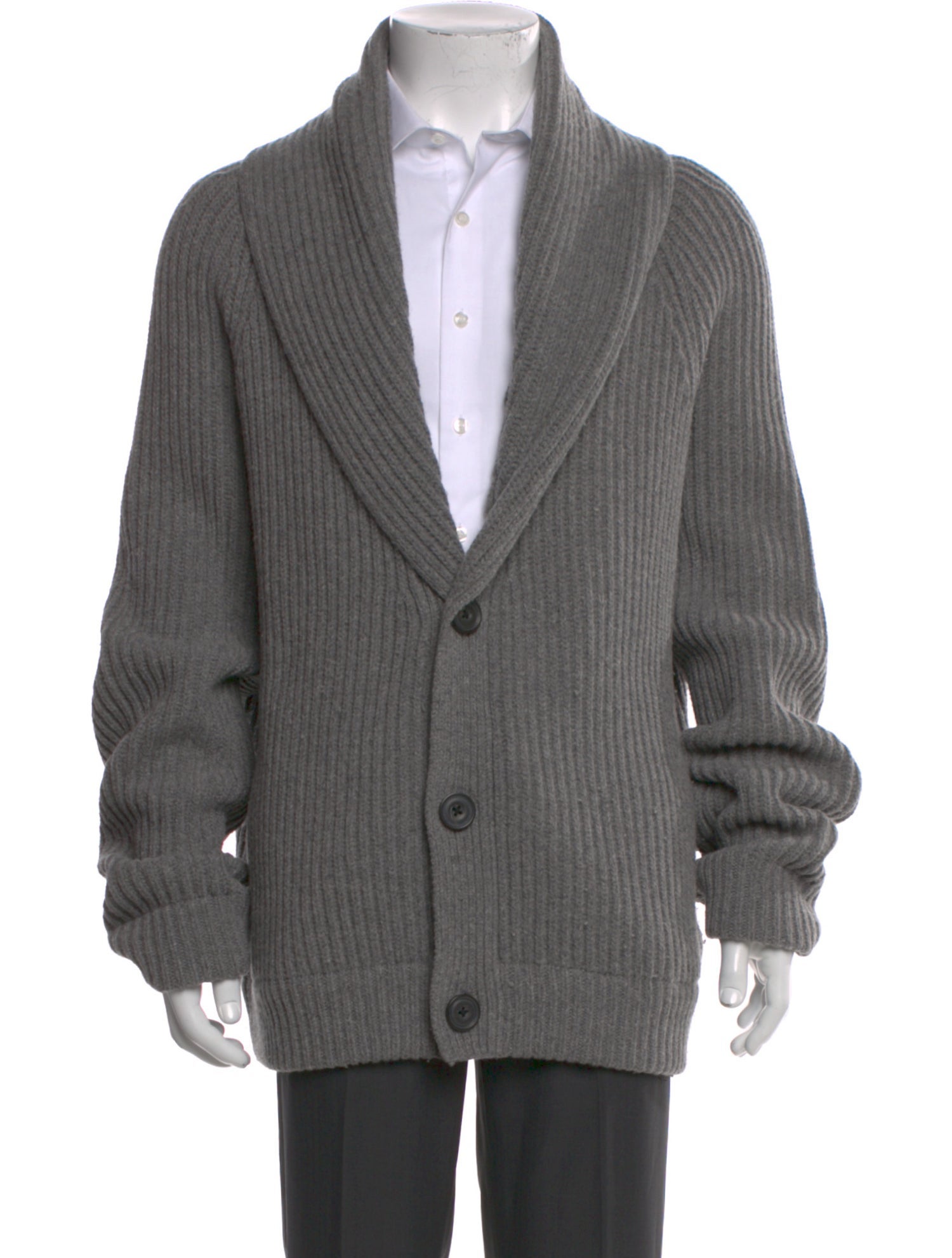 Vince Wool Collar Cardigan