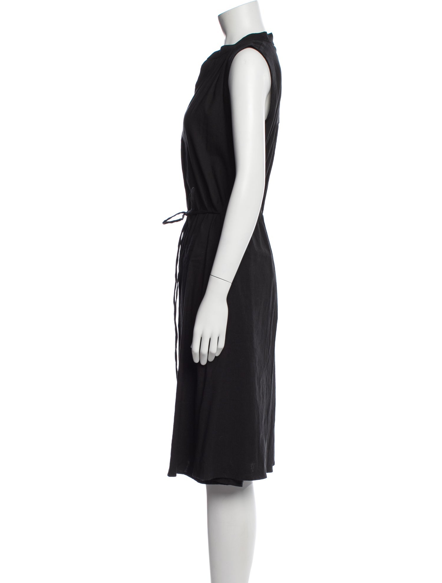 Vince V-Neck Midi Length Dress