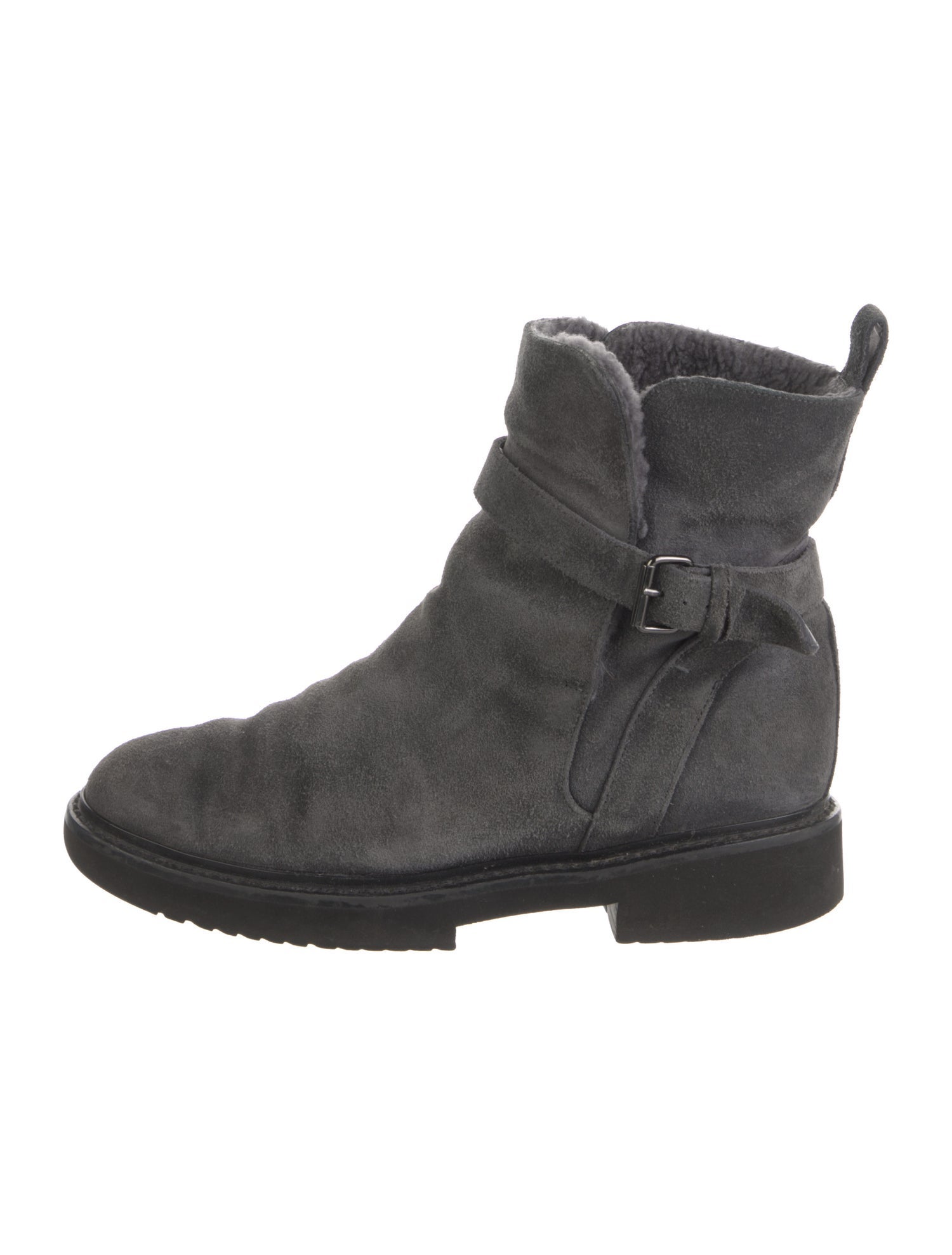 Vince Suede Moto Boots