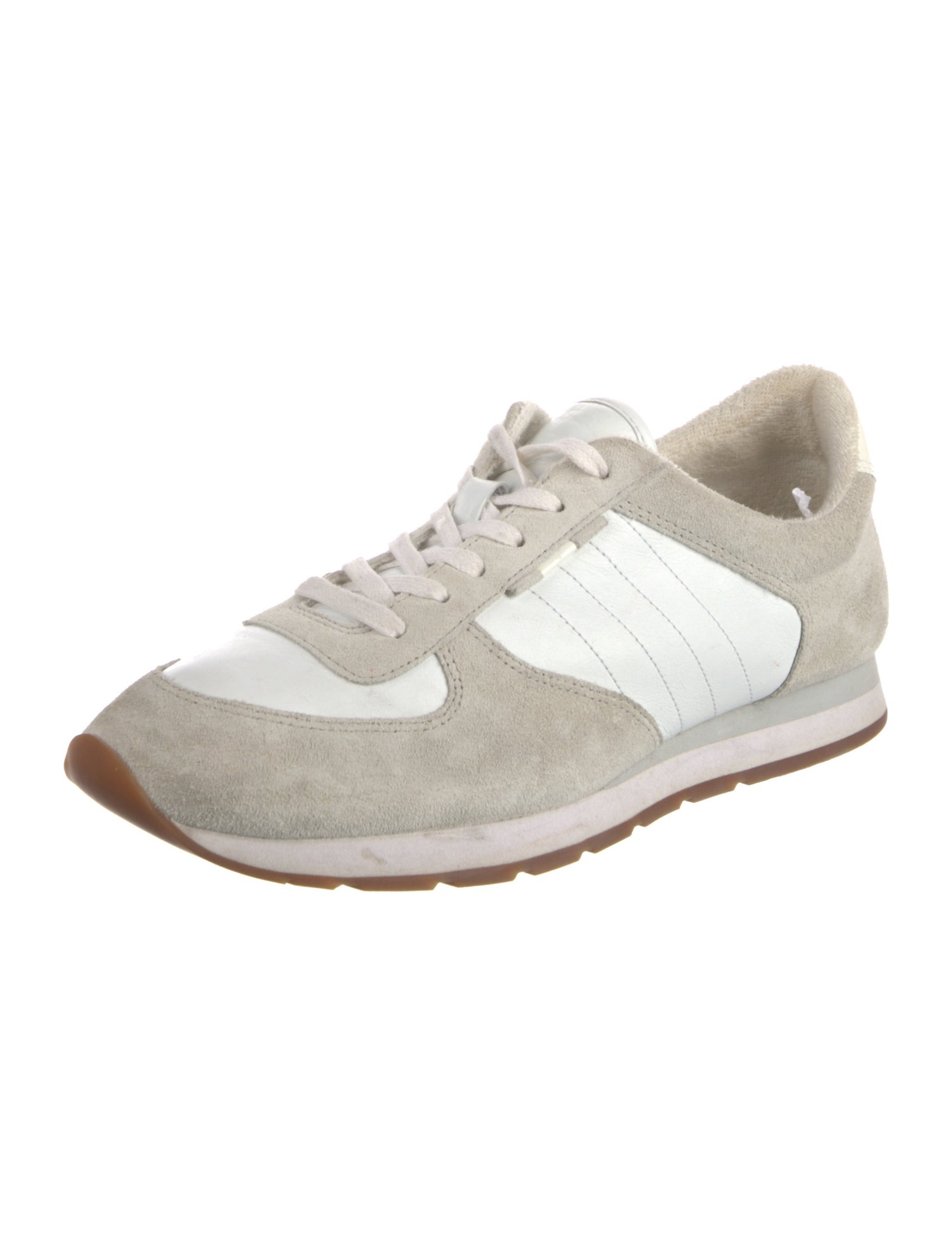 Vince Suede Colorblock Pattern Sneakers