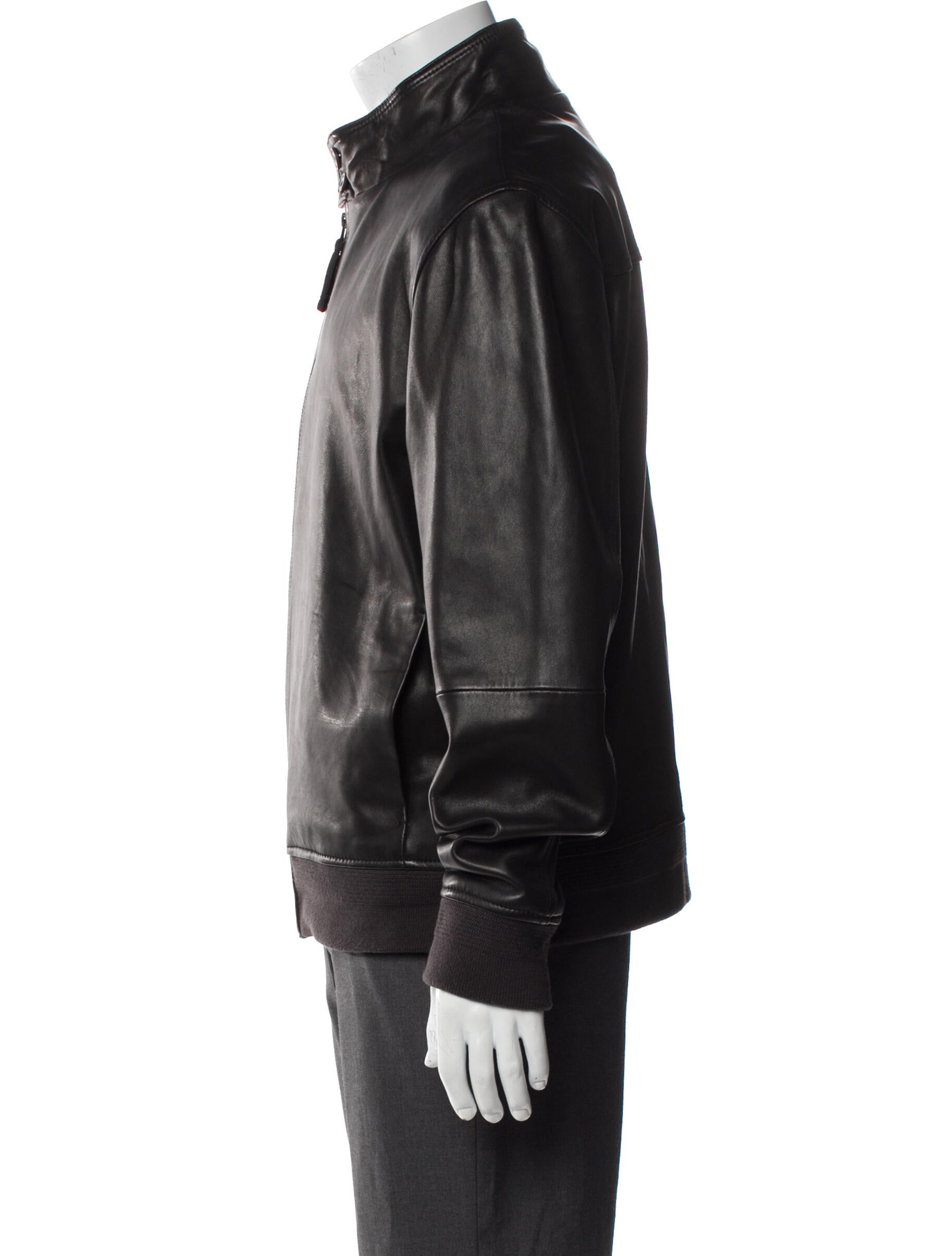 Vince Lamb Leather Moto Jacket