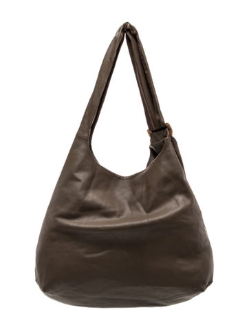 Pre-owned Vince Leather Hobo W/ Tags In Brown