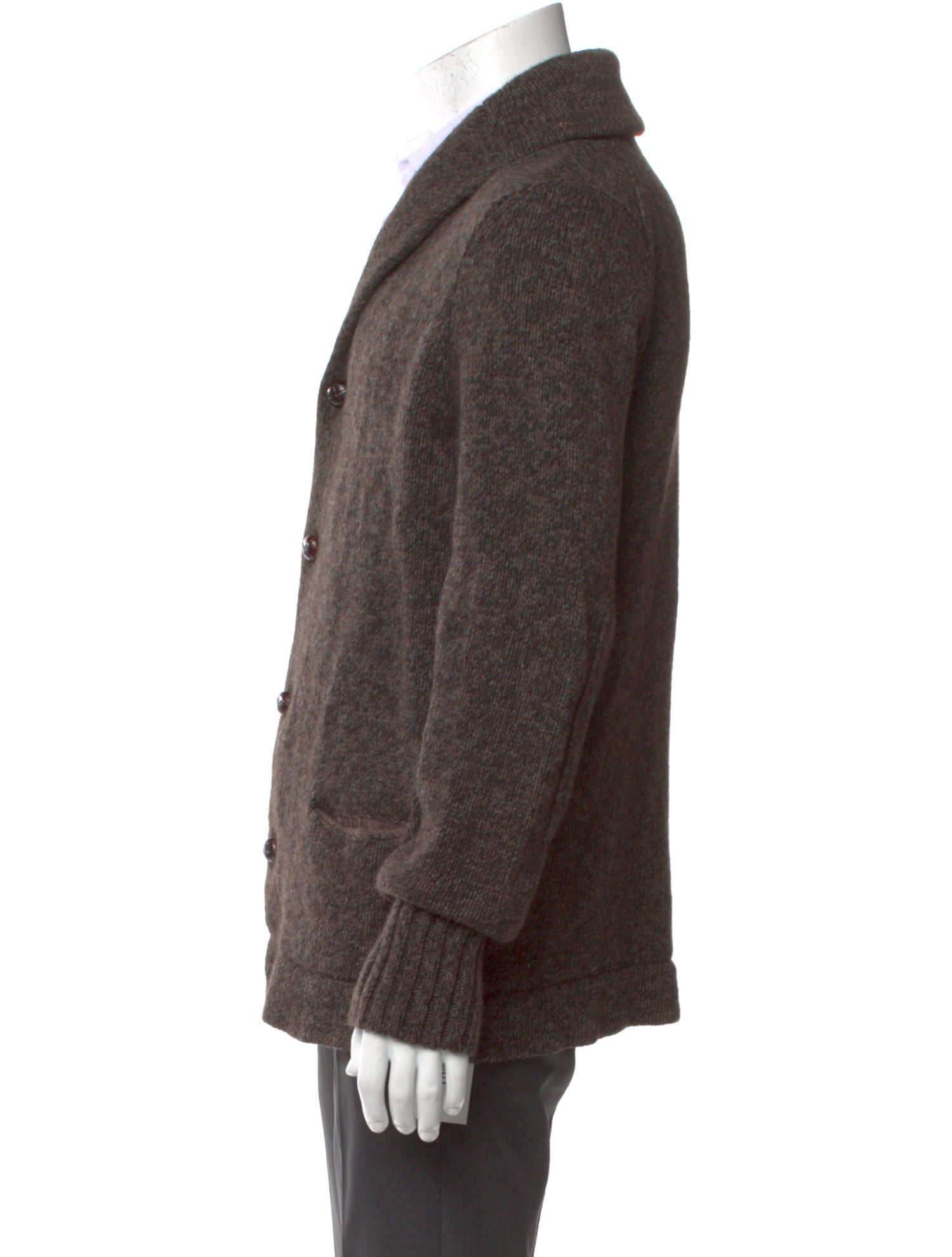 Vince Mock Neck Long Sleeve Cardigan
