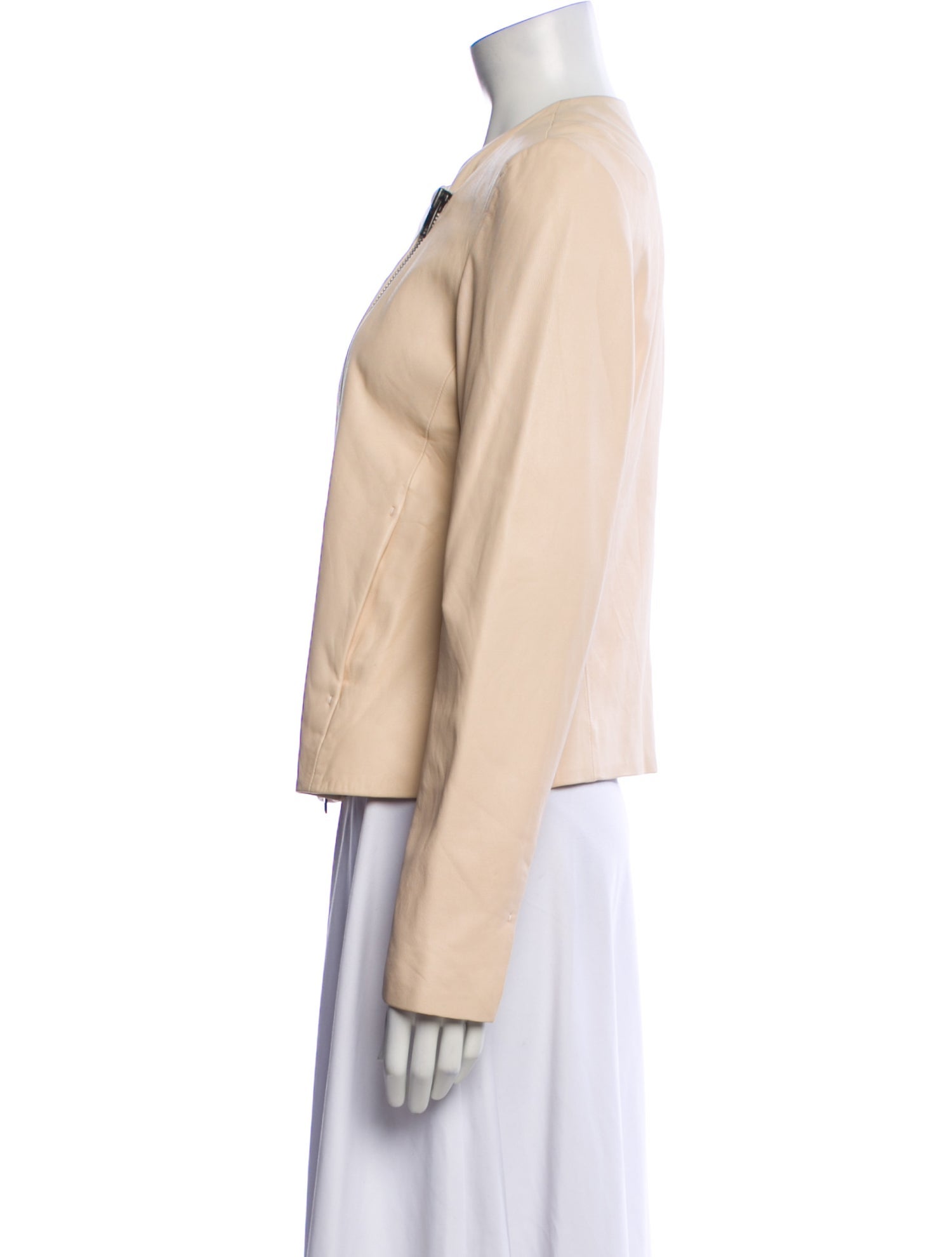 Vince Lamb Leather Biker Jacket