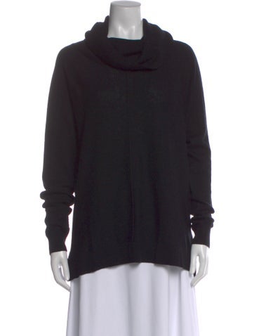 Pre-owned Vince Wool Cowl Neck Romper In Black