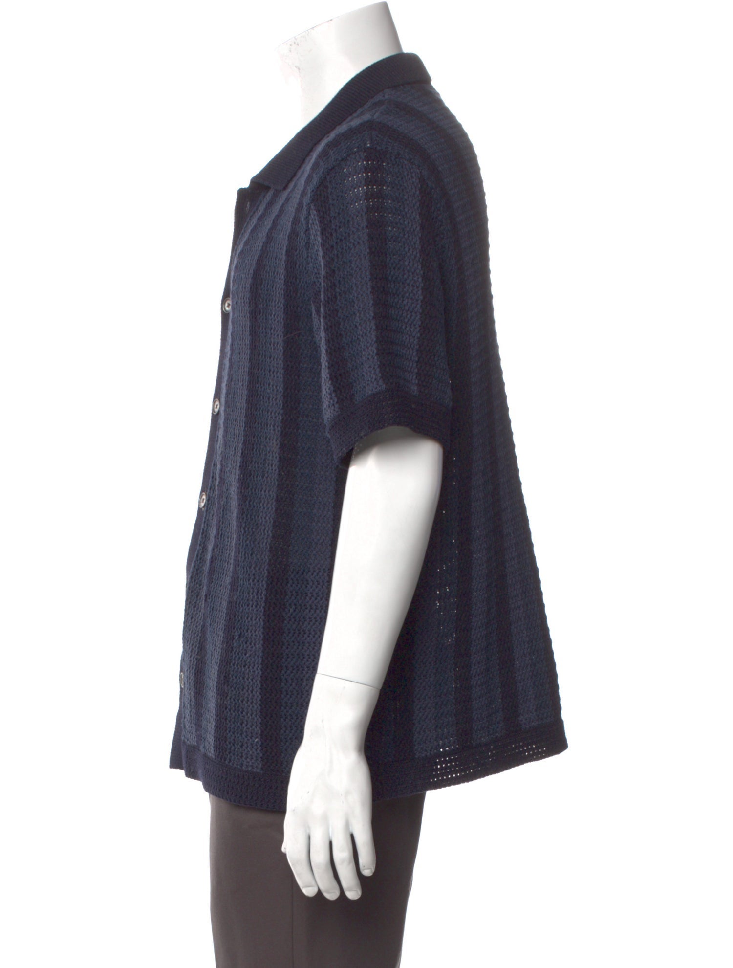 Vince Collar Short Sleeve Polo Sweater