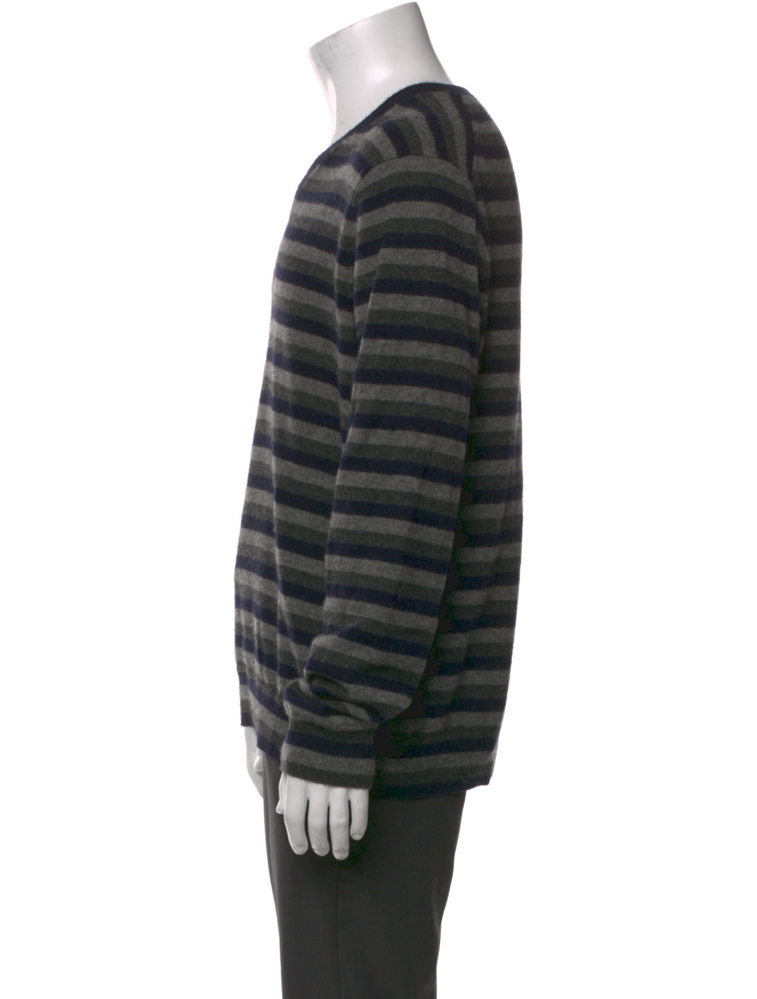 Vince Cashmere Striped Pullover