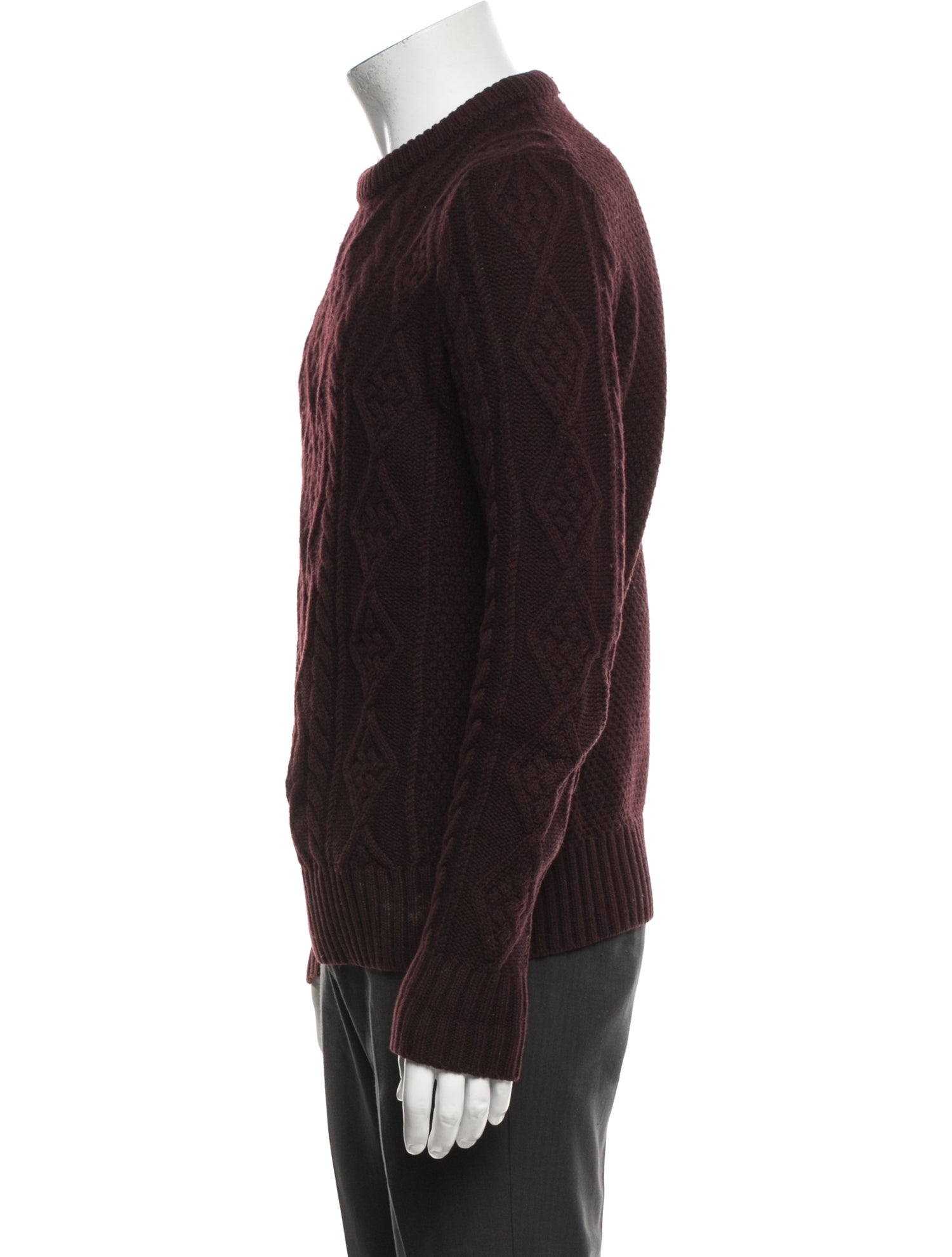 Vince Patterned Crew Neck Pullover