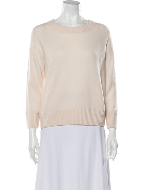Vince Cashmere Scoop Neck Sweater Pink