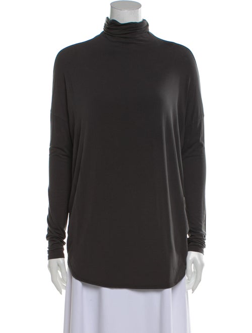 Vince Turtleneck Long Sleeve Top Grey