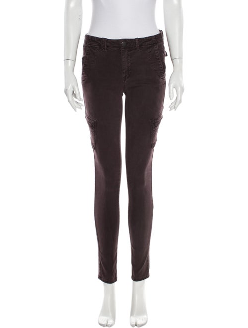 Vince Mid-Rise Skinny Leg Jeans Purple