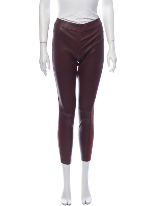 Vince Leather Skinny Leg Pants