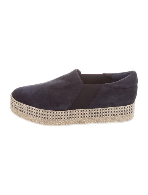 Vince Suede Espadrille Sneakers Blue
