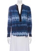 Vince Silk Striped Blouse