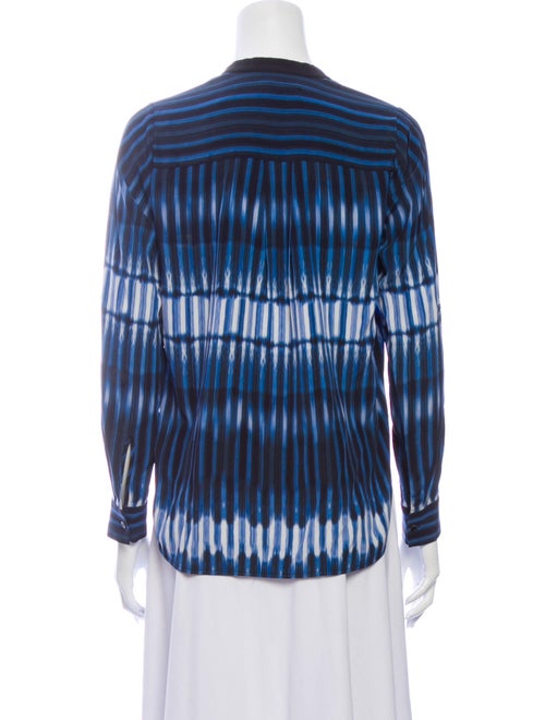 Vince Silk Striped Blouse
