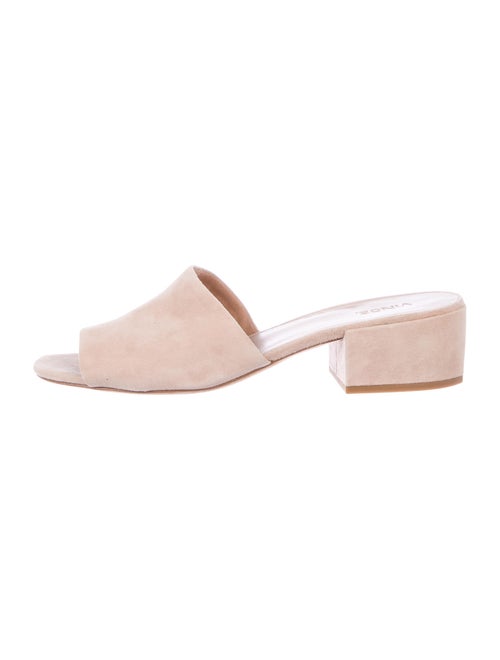 Vince Suede Slides Pink