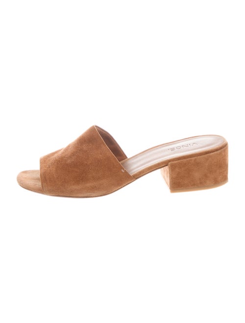 Vince Suede Slides Brown