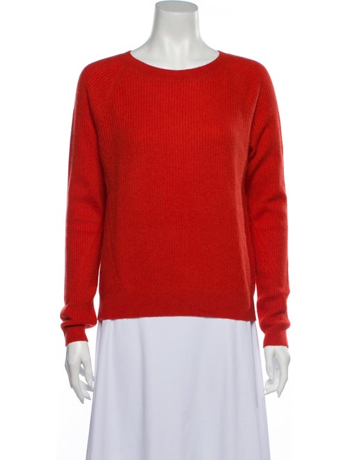 Vince Cashmere Scoop Neck Sweater w/ Tags Orange