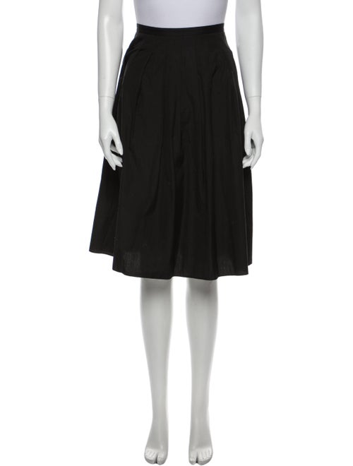 Vince Knee-Length Skirt Black