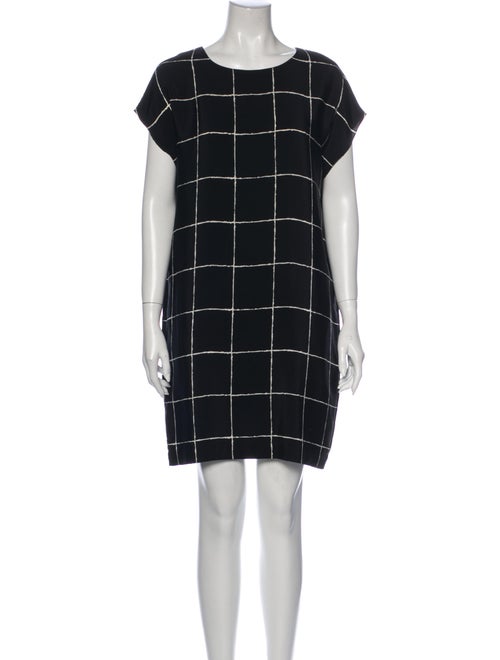 Vince Silk Mini Dress Black