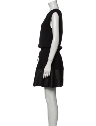 Vince Scoop Neck Knee-Length Dress