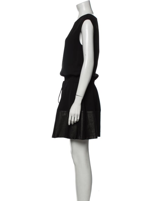 Vince Scoop Neck Knee-Length Dress